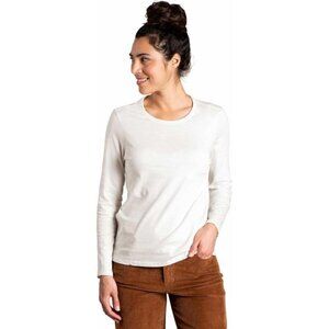NWT Toad & Co Women's Primo Long Sleeve Crew- Salt